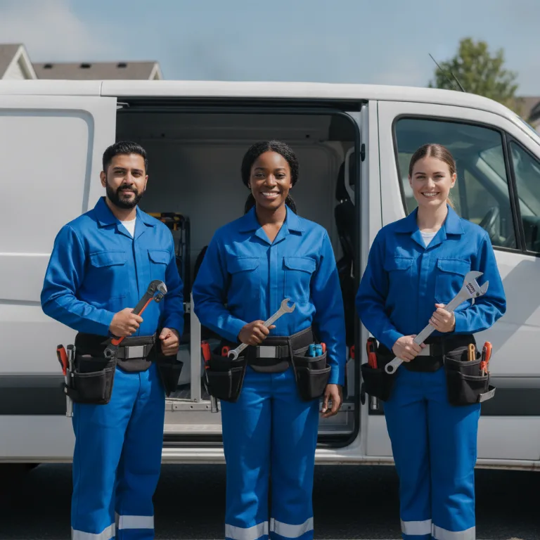 Plumber team in Center City